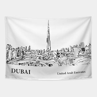 Dubai - United Arab Emirates Tapestry