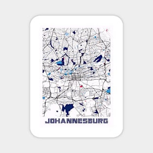 Johannesburg - South Africa MilkTea City Map Magnet