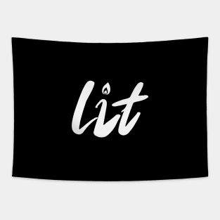 Minimalist LIT Tapestry