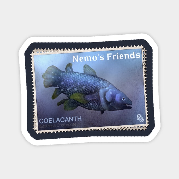 Trice Forgotten - Nemo's Friend the Coelacanth Magnet by Rusty Quill