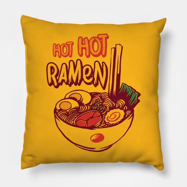 Hot, Hot Ramen Pillow by Thomcat23