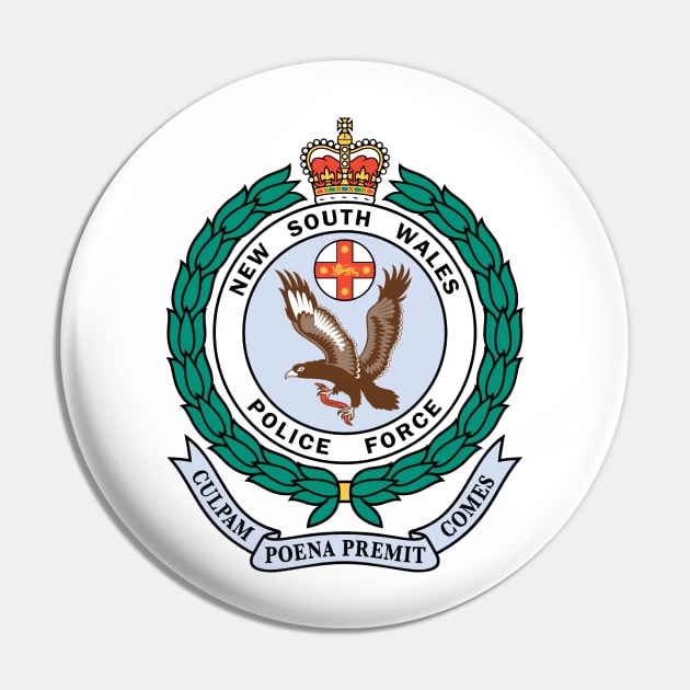 New South Wales Police Force Pin by Wickedcartoons