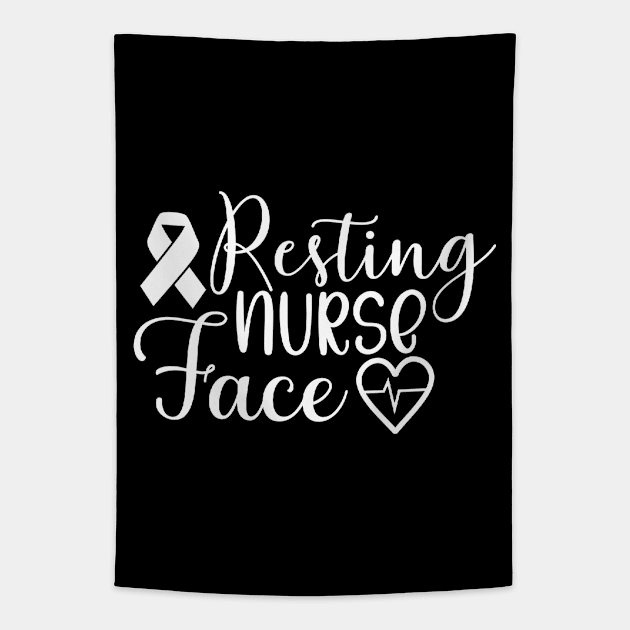 Nursing School Survivor - Nurse Nurses Tapestry by fromherotozero