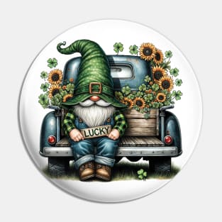 Gnome St Patty's day Pin