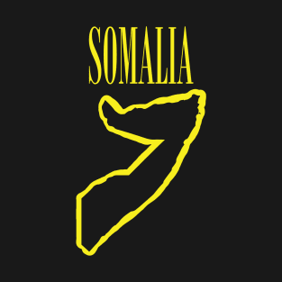 Vibrant Republic of Somalia Africa: Unleash Your 90s Grunge Spirit! T-Shirt