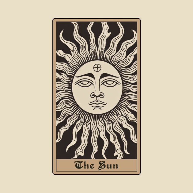 The Sun Tarot Card by Of Smoke & Soil