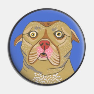 Cute Pitbull Dog Pin