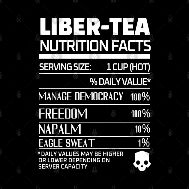 Helldivers 2 'Liber-tea' Nutrition by thestaroflove