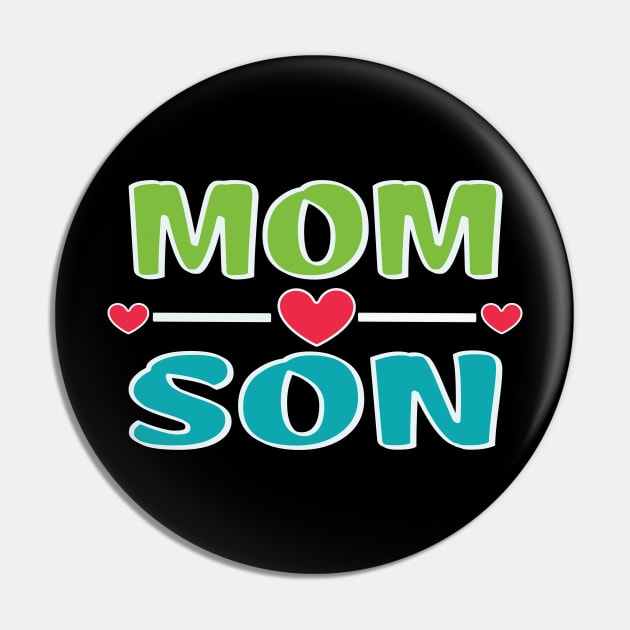 Mother's day mom-son bonding Pin by TaansCreation 