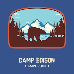 Camp Edison Campground T-Shirt