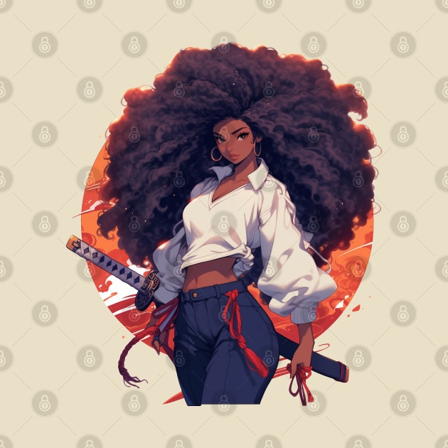 Afro Samurai Girl by Genbu