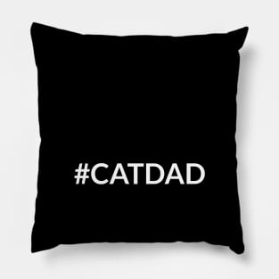 Catdad, Simple Text Design For Him Pillow