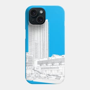 Barbican, London illustration Phone Case