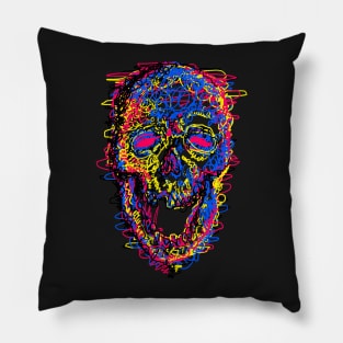 Skull Kid Draw Pillow