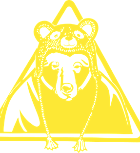 Bear Hat Bear Magnet