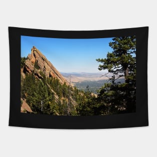 The Flatirons Boulder Colorado from the Royal Arch Tapestry