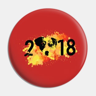 2018  year of the dog Pin