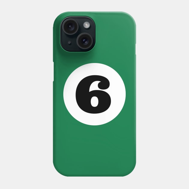 Halloween Billiard Pool Ball 6 six Group Costume Phone Case by Avenue 21