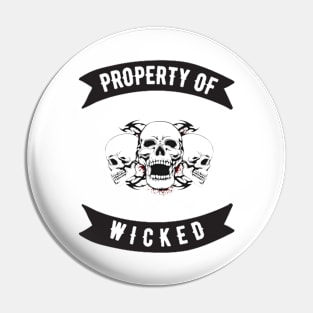 Wicked Property Patch Pin