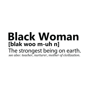 Black Woman Definition T-Shirt