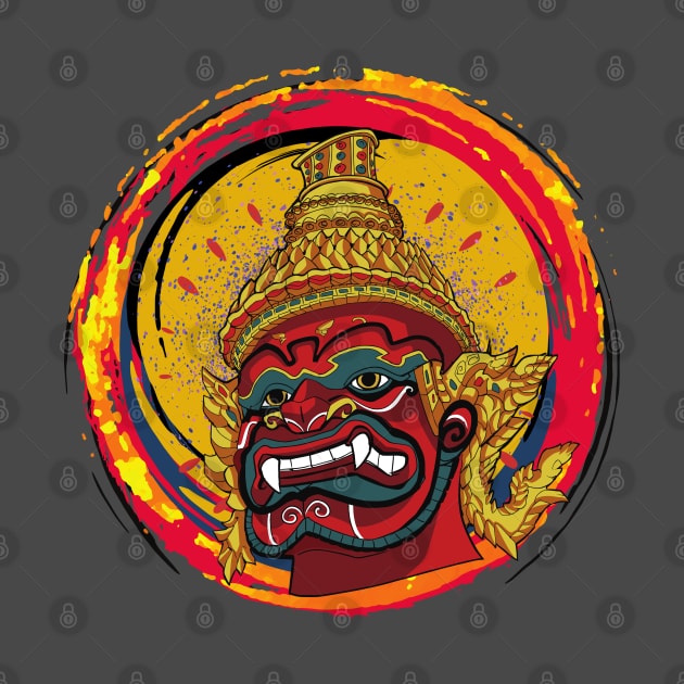 Red Giant of Thailand Yaksha by 4AprilShop