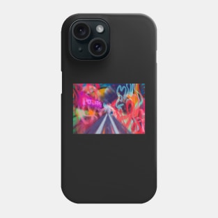 Trippy Digital Painting Phone Case