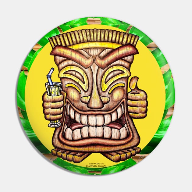 Happy Tiki #1 Pin by EssexArt_ABC