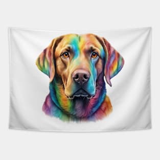 Rainbow Labrador Retriever Tapestry