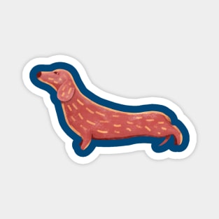 Cute Dachshund Dog Magnet