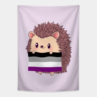 Hedgehog Asexual Pride Tapestry