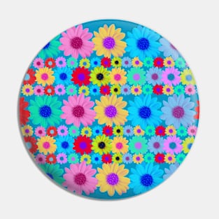 Aztec Daisies Pin