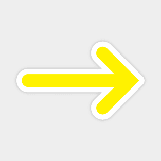 Buen Camino de Santiago Yellow Arrow Magnet