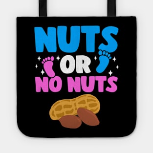 Funny Gender Reveal Nuts Or No Nuts Baby Party Gift Tote