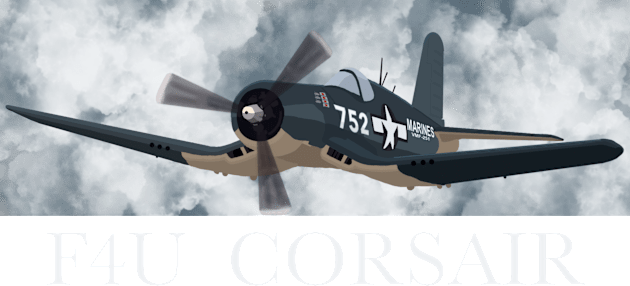 F4U Corsair Kids T-Shirt by 752 Designs