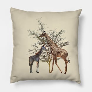 Giraffe - Wildlife - Africa Pillow