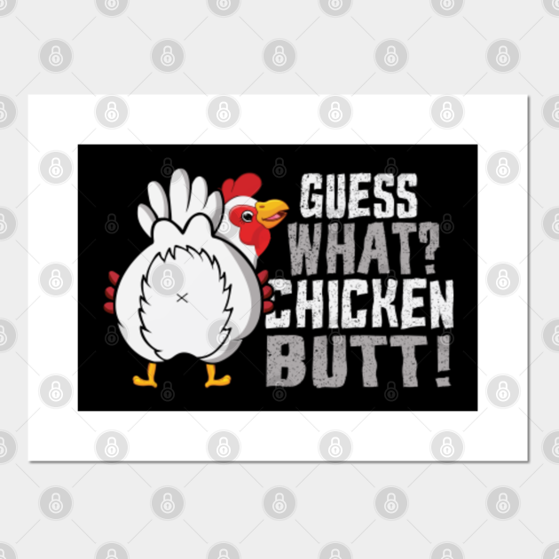 What ChickenPuns Joke Humour Guess Posters and Art Prints