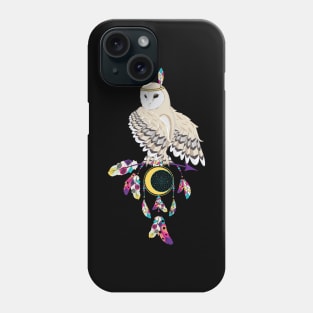 Owl on dreamcatcher Phone Case