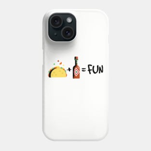 Taco + Hot Sauce = Fun Phone Case