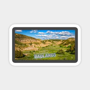 North Dakota Badlands Magnet