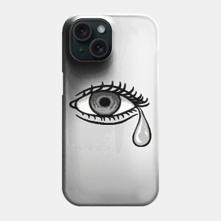 Crying Eye Pixel Art Phone Case