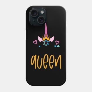 unicorn queen Phone Case