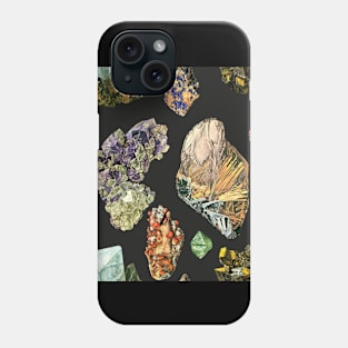 Vintage Crystals Seamless Pattern Phone Case