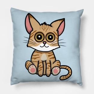 Ginger Cat (Small Design) Pillow