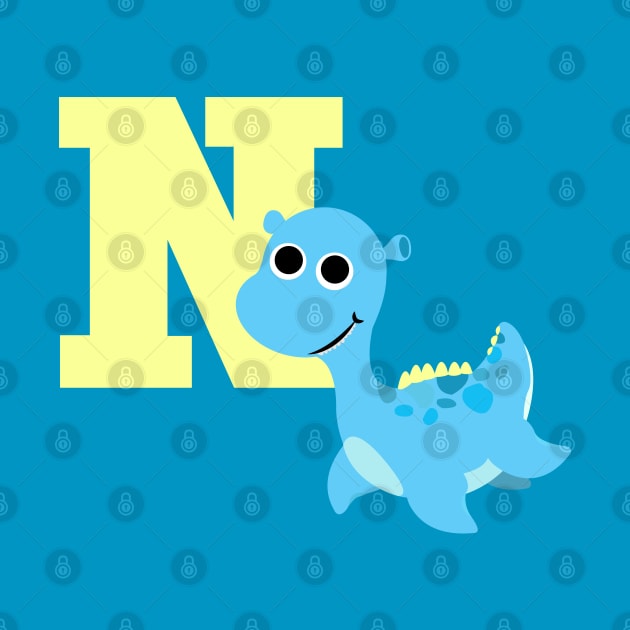 N is for Nessie by Hedgie Designs