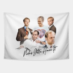 Niles Crane - Niles Gotta Have It -  90s Aesthetic Design Tapestry