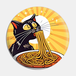 Spaghetti Pizza of the Rising Sun Pin