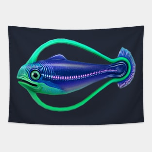 Hoop Fish Tapestry