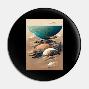 Abstract Planet Pin