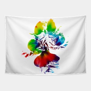 Tie Dye Kai Paw Tapestry