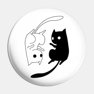 YINGYang cat Pin